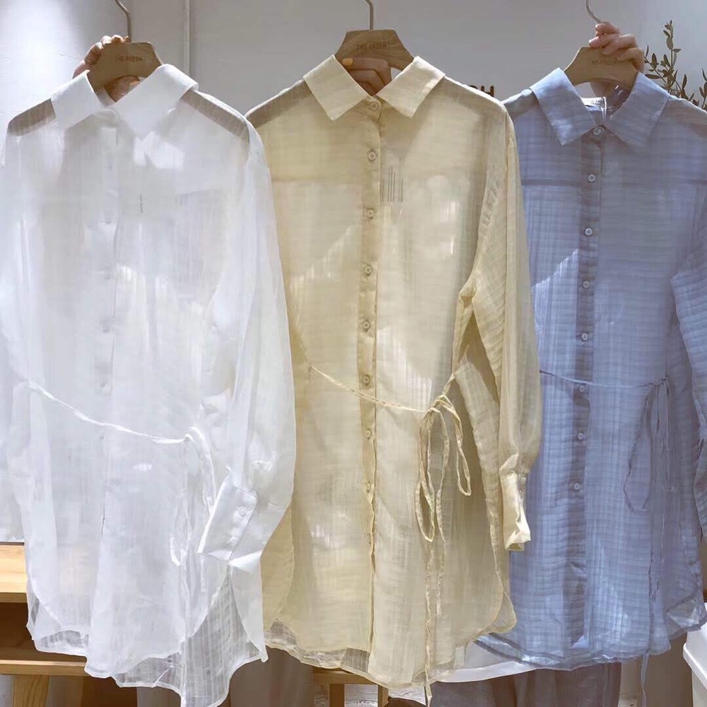 Korea brand Organza Shirt